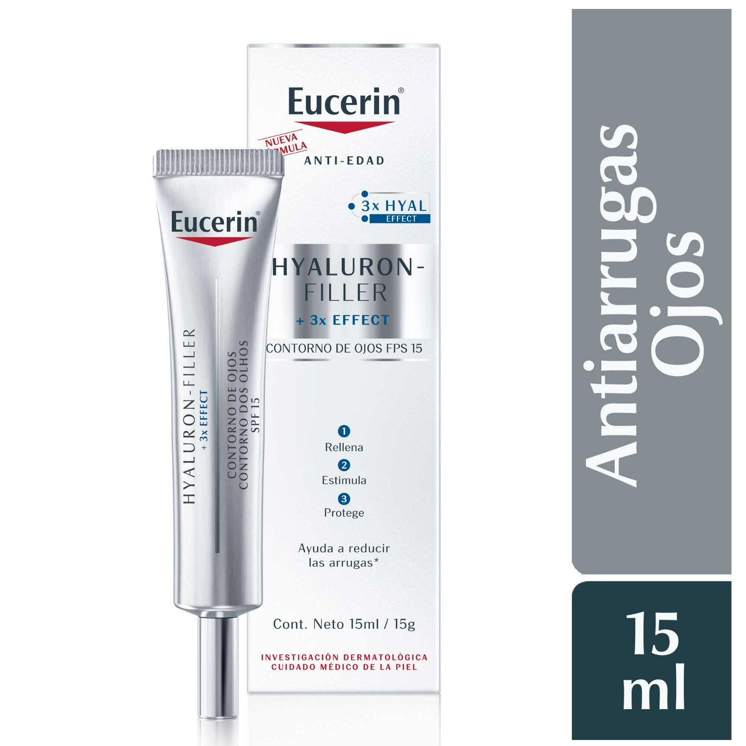 Eucerin Hyaluron Filler 3x Effect Contorno de Ojos x 15 ml